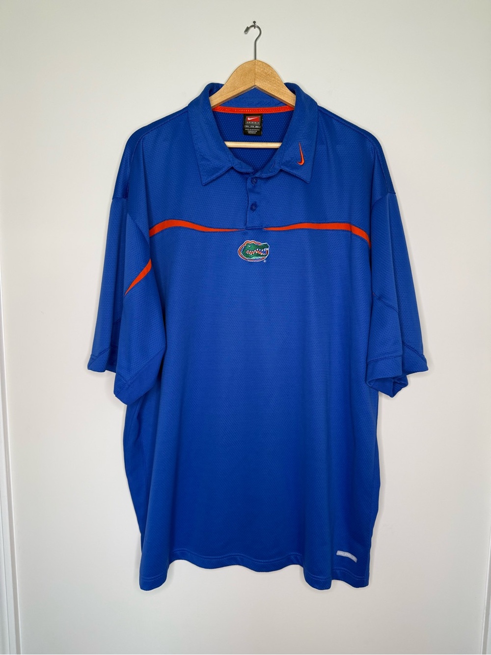 Nike Florida Gators Sphere Dry Polo Men 3XL Blue Orange